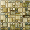 Brown Mix Mosaico de vidro cristal